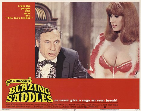 Mel Brooks, Robyn Hilton - Blazing Saddles - Lobby Cards