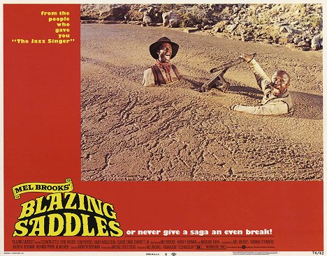 Cleavon Little, Charles McGregor - Blazing Saddles - Lobbykaarten