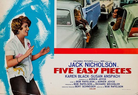 Susan Anspach, Jack Nicholson - Five Easy Pieces - Cartões lobby