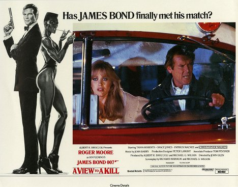 Tanya Roberts, Roger Moore - A View to a Kill - Lobby Cards