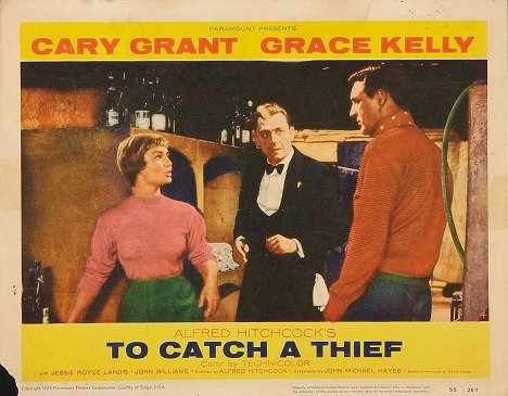 Brigitte Auber, Cary Grant - Złodziej w hotelu - Lobby karty