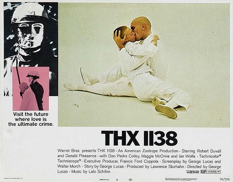 Maggie McOmie, Robert Duvall - THX 1138 - Cartes de lobby