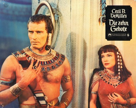 Charlton Heston, Anne Baxter - The Ten Commandments - Lobby Cards