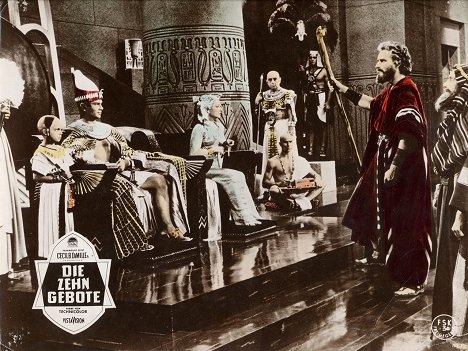 Yul Brynner, Anne Baxter, Charlton Heston - The Ten Commandments - Lobby Cards