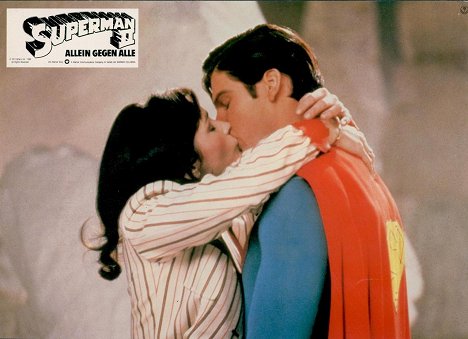 Margot Kidder, Christopher Reeve - Superman II - Allein gegen alle - Lobbykarten