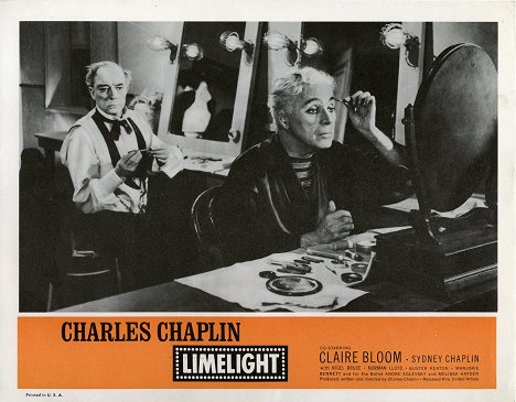 Buster Keaton, Charlie Chaplin - Les Feux de la rampe - Cartes de lobby