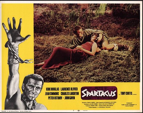 Kirk Douglas, Jean Simmons - Spartakus - Fotosky