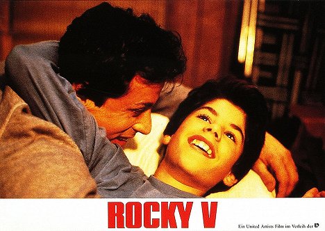 Sylvester Stallone, Sage Stallone - Rocky V - Fotocromos