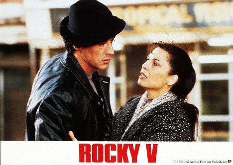 Sylvester Stallone, Talia Shire - Rocky V - Lobbykaarten