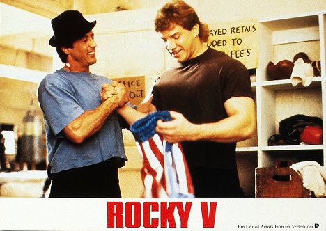 Sylvester Stallone, Tommy Morrison - Rocky 5 - Mainoskuvat