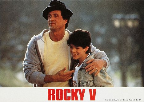 Sylvester Stallone, Sage Stallone - Rocky V. - Vitrinfotók