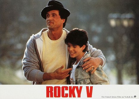 Sylvester Stallone, Sage Stallone - Rocky V - Lobbykaarten