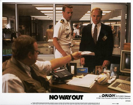 Kevin Costner, Will Patton - No Way Out - Es gibt kein Zurück - Lobbykarten