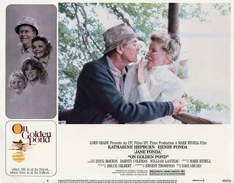 Henry Fonda, Katharine Hepburn - En el estanque dorado - Fotocromos