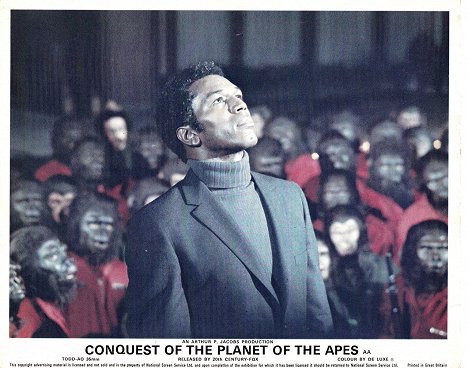 Hari Rhodes - Conquest of the Planet of the Apes - Cartões lobby