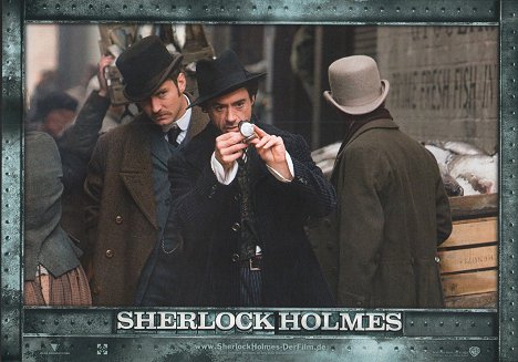 Jude Law, Robert Downey Jr. - Sherlock Holmes - Cartões lobby
