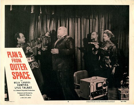 Dudley Manlove, Tor Johnson, John Breckinridge, Joanna Lee - Plan 9 from Outer Space - Lobby Cards