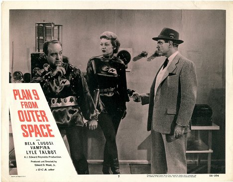 Dudley Manlove, Joanna Lee, Duke Moore - Plan 9 from Outer Space - Lobbykaarten