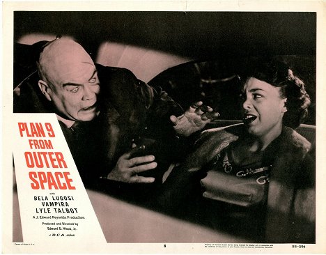 Tor Johnson, Mona McKinnon - Plan 9 from Outer Space - Lobby Cards