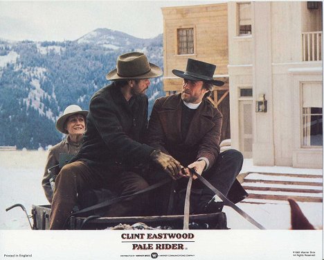 Carrie Snodgress, Michael Moriarty, Clint Eastwood - Pale Rider - Lobbykarten