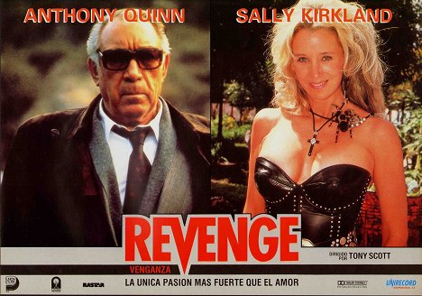 Anthony Quinn, Sally Kirkland - Revenge - Cartes de lobby