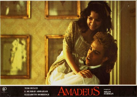 Elizabeth Berridge, Tom Hulce - Amadeus - Director's Cut - Lobbykarten