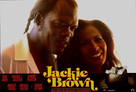 Samuel L. Jackson, Pam Grier - Jackie Brown - Cartes de lobby