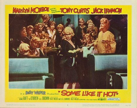 Marilyn Monroe - Some Like It Hot - Lobbykaarten