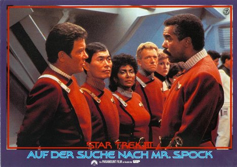 William Shatner, George Takei, Nichelle Nichols - Star trek III - À la recherche de Spock - Cartes de lobby