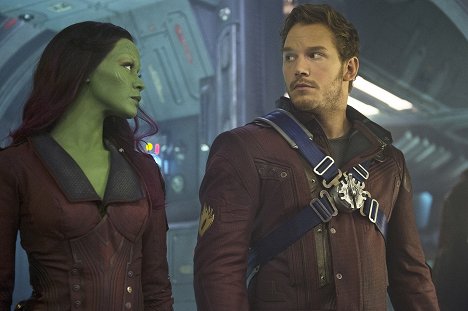 Zoe Saldana, Chris Pratt - Guardians of the Galaxy - Kuvat elokuvasta