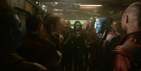 Chris Pratt, Zoe Saldana, Michael Rooker - Guardianes de la Galaxia - De la película