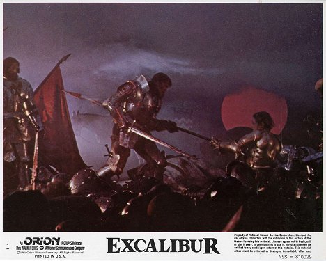 Paul Geoffrey, Nigel Terry, Robert Addie - Excalibur - Lobbykaarten