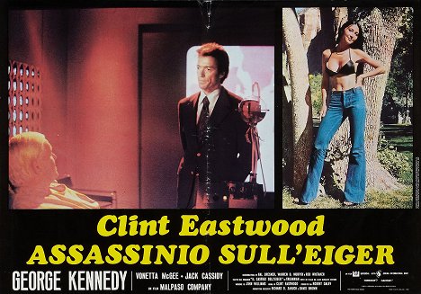 Clint Eastwood, Brenda Venus - The Eiger Sanction - Vitrinfotók