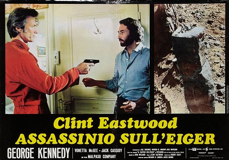Clint Eastwood, Jean-Pierre Bernard - La Sanction - Cartes de lobby