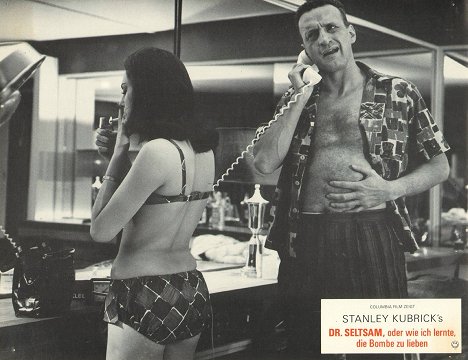 Tracy Reed, George C. Scott - Dr. Strangelove or: How I Learned to Stop Worrying and Love the Bomb - Lobby Cards