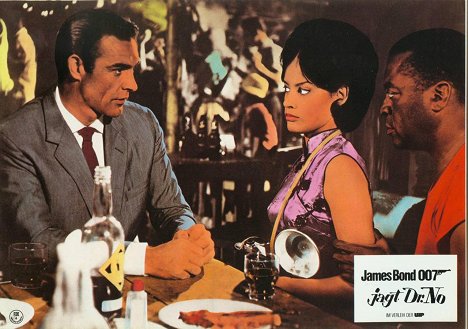 Sean Connery, Marguerite LeWars, John Kitzmiller - James Bond 007 jagt Dr. No - Lobbykarten