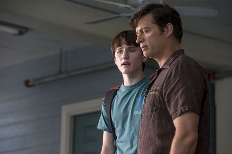 Nathan Gamble, Harry Connick, Jr. - Dolphin Tale 2 - Photos