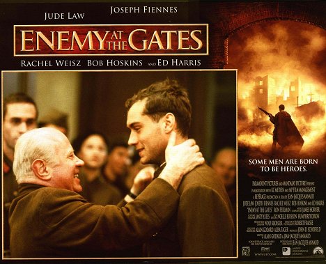 Bob Hoskins, Jude Law - Enemy at the Gates - Lobby Cards