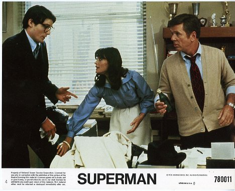 Christopher Reeve, Margot Kidder, Jackie Cooper - Superman - Lobbykarten