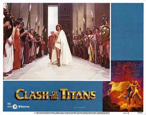 Burgess Meredith, Harry Hamlin - Clash of the Titans - Lobbykaarten