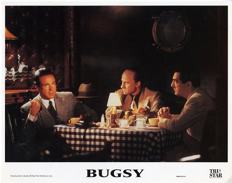 Warren Beatty, Harvey Keitel, Joe Mantegna - Bugsy - Lobbykarten