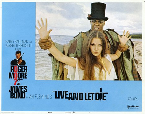 Jane Seymour, Geoffrey Holder - Live and Let Die - Lobbykaarten