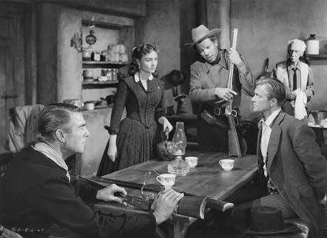 Randolph Scott, Donna Reed, Lee Marvin - Goldraub in Texas - Filmfotos