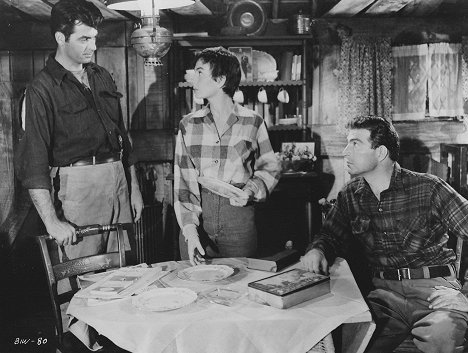 Rory Calhoun, Jean Simmons, Stephen McNally - A Bullet Is Waiting - Van film