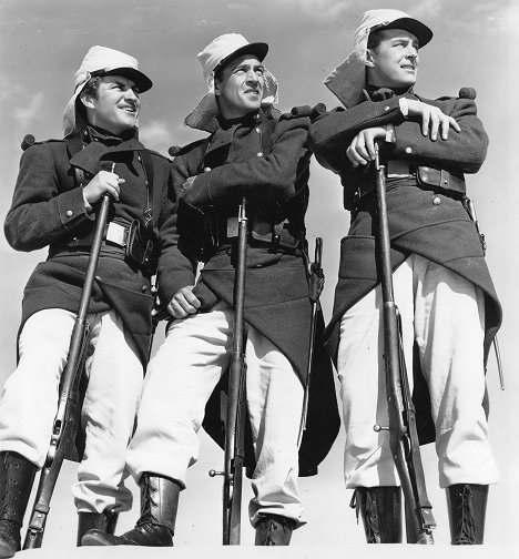 Robert Preston, Gary Cooper, Ray Milland - Drei Fremdenlegionäre - Filmfotos