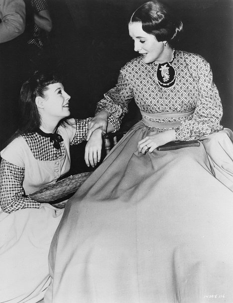 June Allyson, Mary Astor - Little Women - Z natáčení