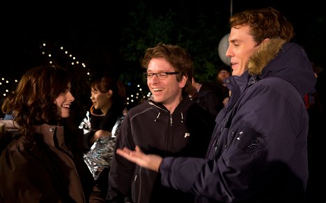 Lily Collins, Christian Ditter, Sam Claflin - Je t'aime, Rosie - Making of