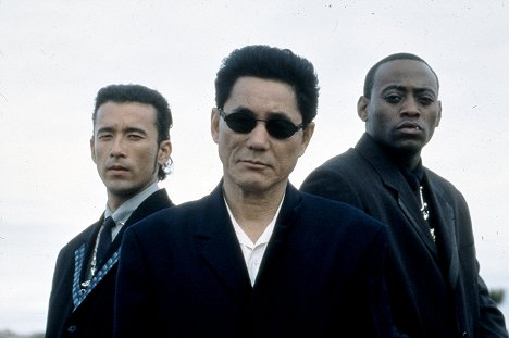 Kurōdo Maki, Takeshi Kitano, Omar Epps - Brother - Werbefoto