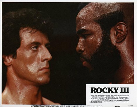 Sylvester Stallone, Mr. T - Rocky III - Cartes de lobby
