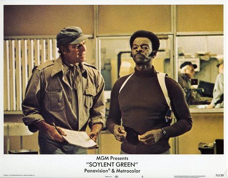 Charlton Heston, Brock Peters - Soylent Green - Lobby Cards